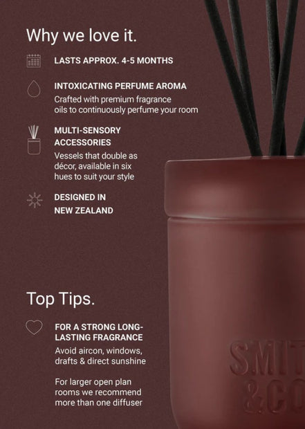 SMITH&CO. Black Oud & Saffron Diffuser