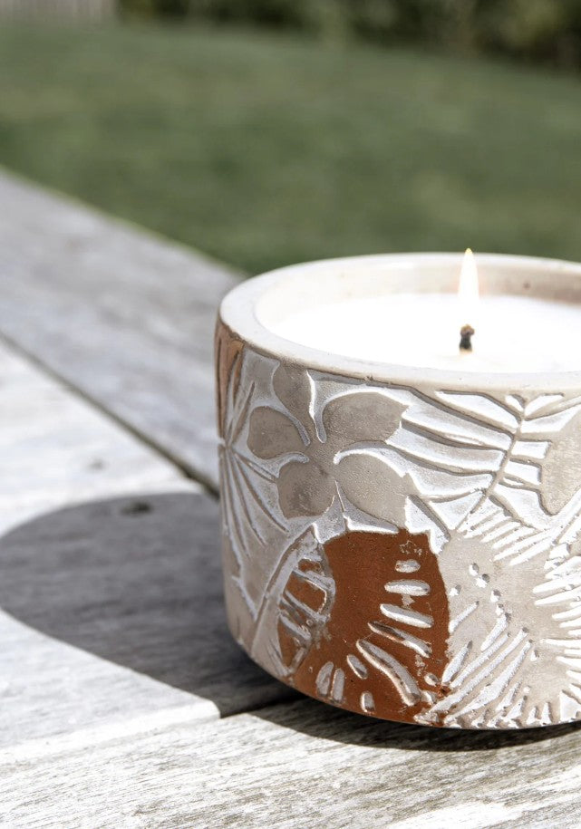 Therapy Garden - Citronella Candle Zesty Lime 300g