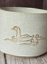 Gold Lustre Ceramic Duck Mug — Handmade in Australia