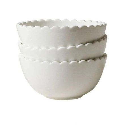 White Condiment Bowls (set of 3)