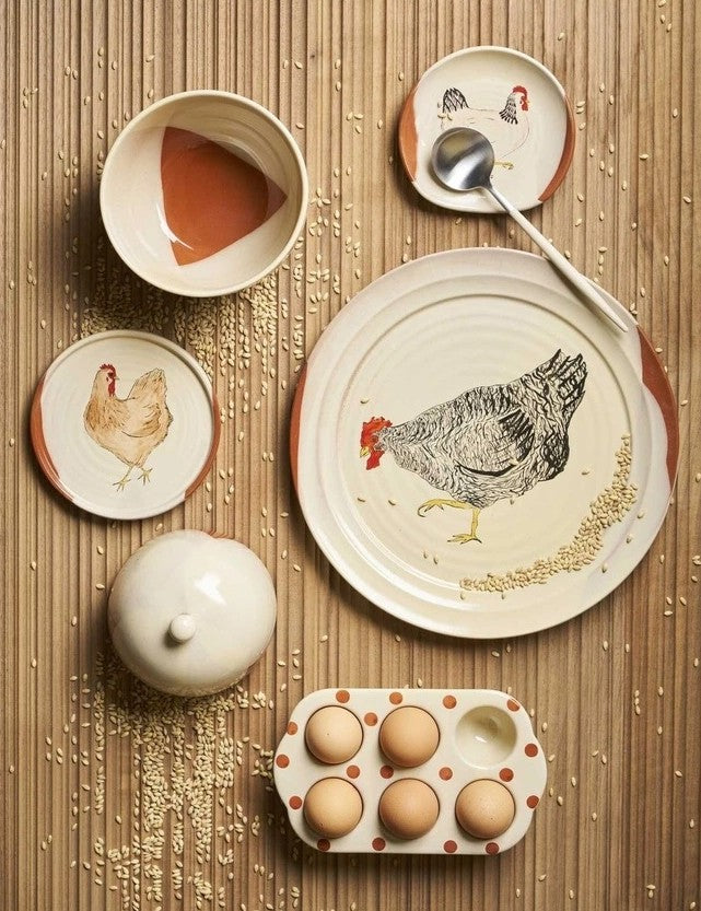 Country Coup Chook Stoneware Set