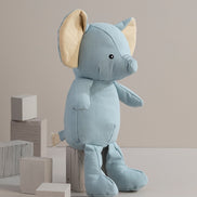 Eddie the Elephant Linen Cotton Toy