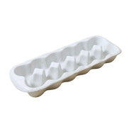 Natural Home Egg Crate 12 Cup, White Speckle Stoneware.