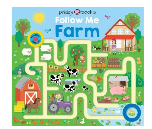 Follow Me Farm Board Book.  By Roger Priddy