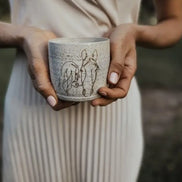 Girl with Horse Ceramic Mug - Made in Australia