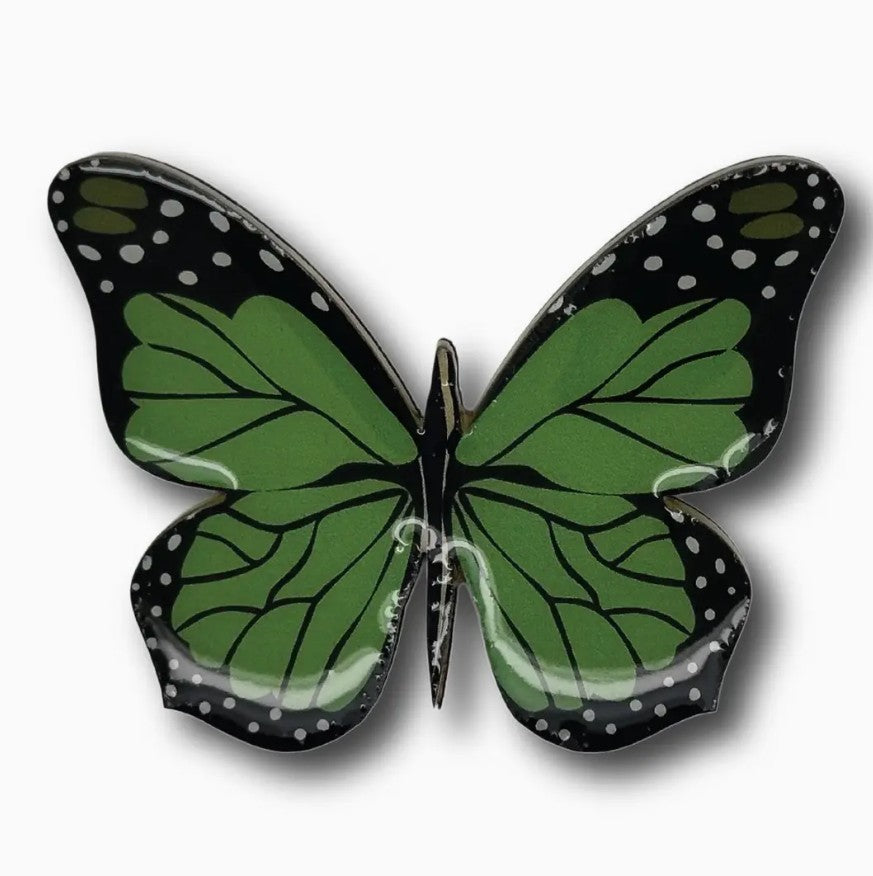 Green Butterfly Brooch