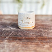 Cowboy Cowgirl Ceramic Mug. Handmade in Australia.