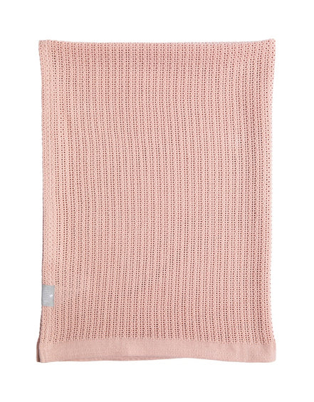 Cotton Knit Super Soft Cellular Bassinet Blanket