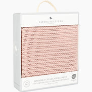 Cotton Knit Super Soft Cellular Bassinet Blanket