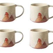 Country Coup Mugs Set of 4