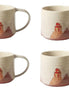 Country Coup Mugs Set of 4