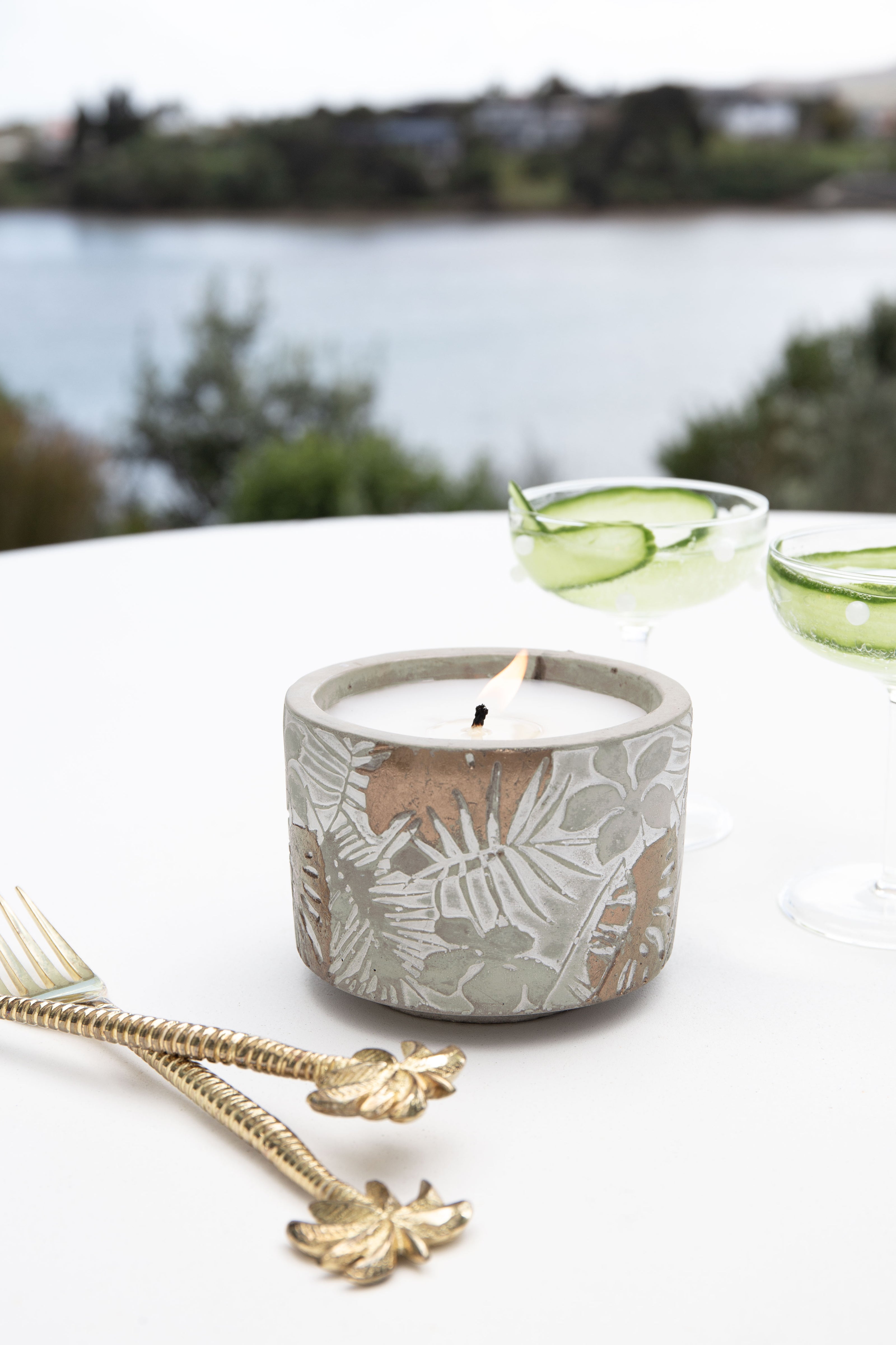Therapy Garden - Citronella Candle Zesty Lime 300g
