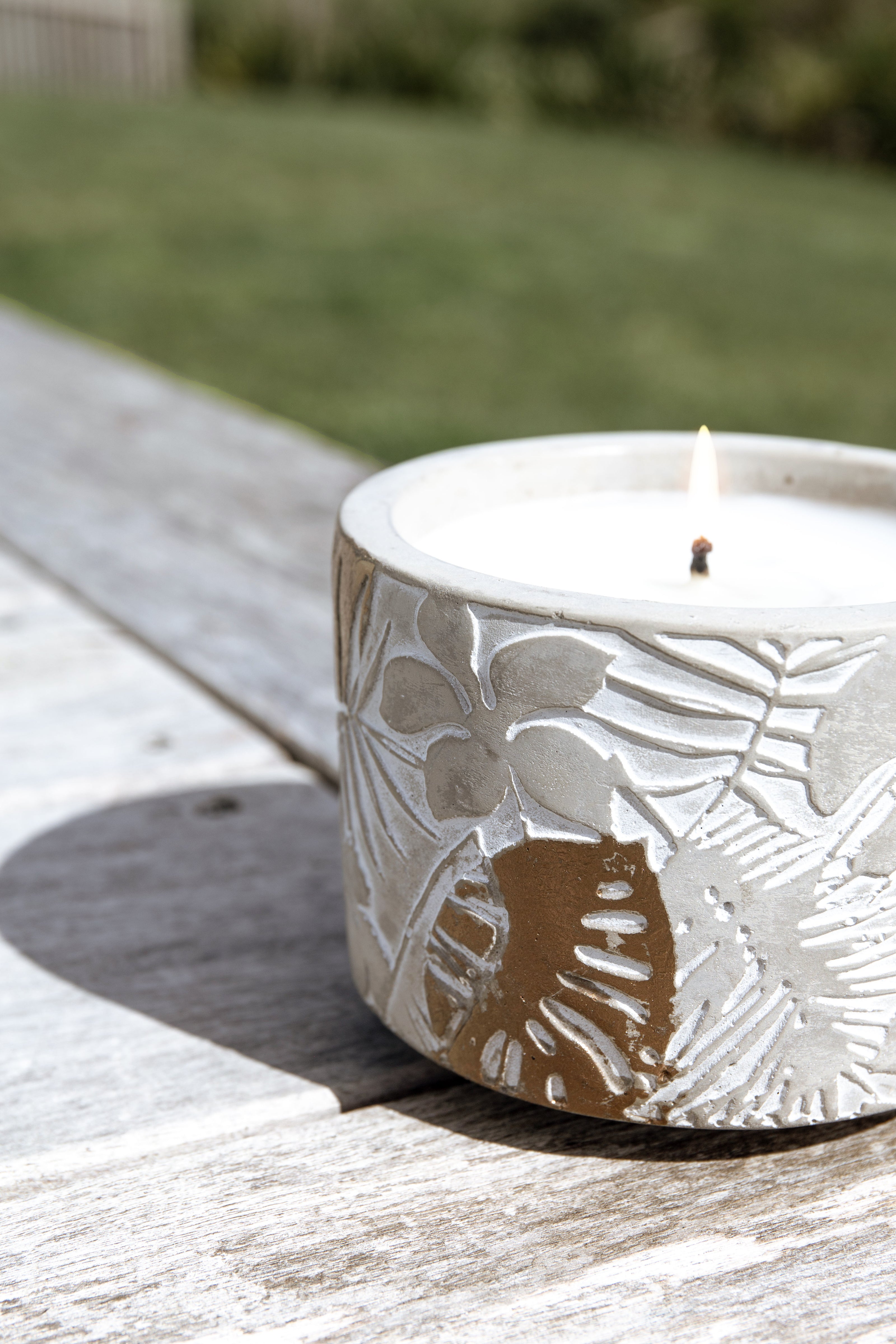 Therapy Garden - Citronella Candle Zesty Lime 300g