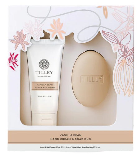 Vanilla Bean Hand Cream & Soap Duo - 60mL Hand Cream & 90g Soap Bar