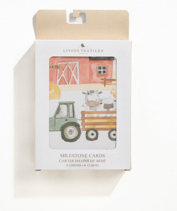 Tractor Ride Baby Milestone Cards