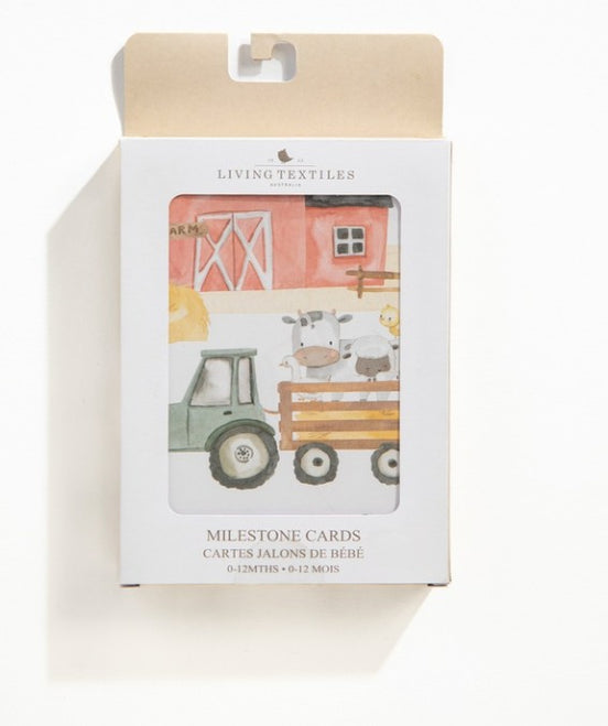 Tractor Ride Baby Milestone Cards