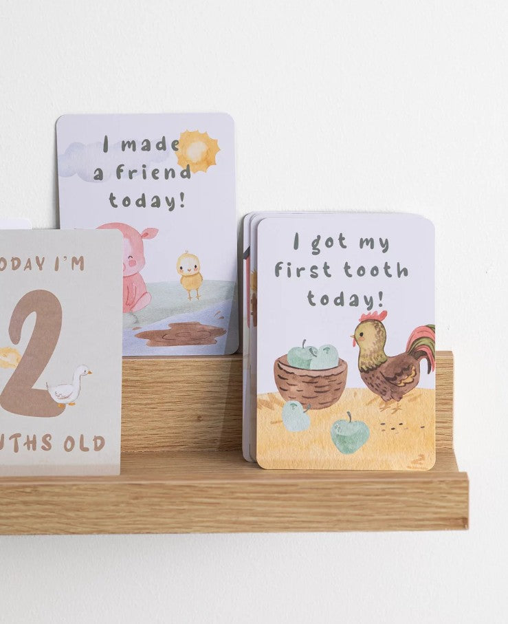 Tractor Ride Baby Milestone Cards