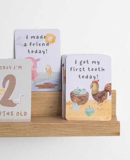 Tractor Ride Baby Milestone Cards