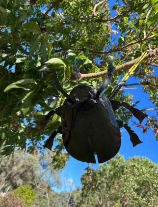 Ultra Dung Beetle One-of-a-Kind Metal Sculpture
