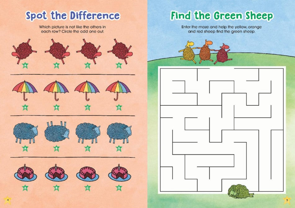Where is the Green Sheep? Sticker Activity Book. By Mem Fox. Judy Horacek (Illustrator)