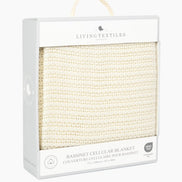 Cotton Knit Super Soft Cellular Bassinet Blanket