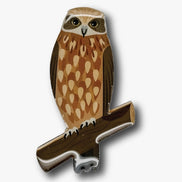 Australian Boobook Owl Brooch