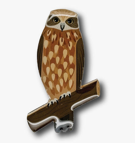 Australian Boobook Owl Brooch