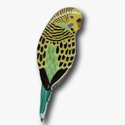 Budgerigar Brooch