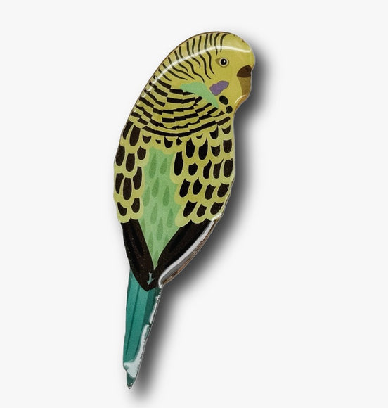 Budgerigar Brooch