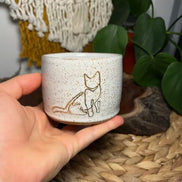 Cat Ceramic Mug or Trinket Bowl. Handmade in Australia