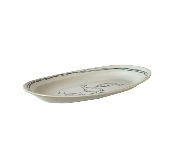 Birds Of A Feather Oval Platter