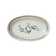 Birds Of A Feather Oval Platter