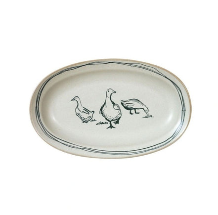 Birds Of A Feather Oval Platter