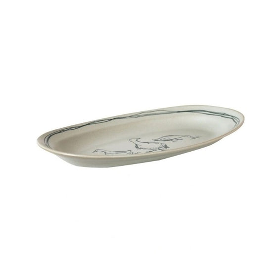 Birds Of A Feather Oval Platter