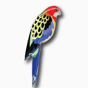 Eastern Rosella Bird Brooch