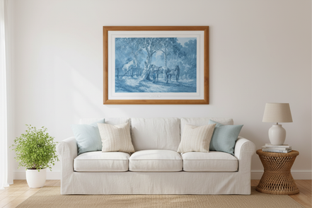 End of the Day in Hamptons living room