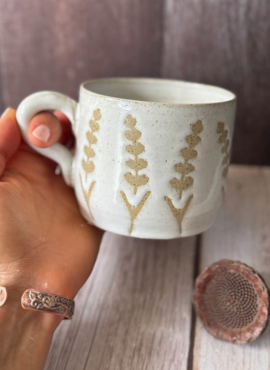 Natural Ceramic Mug. Handmade in Australia.
