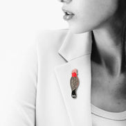 Galah Brooch