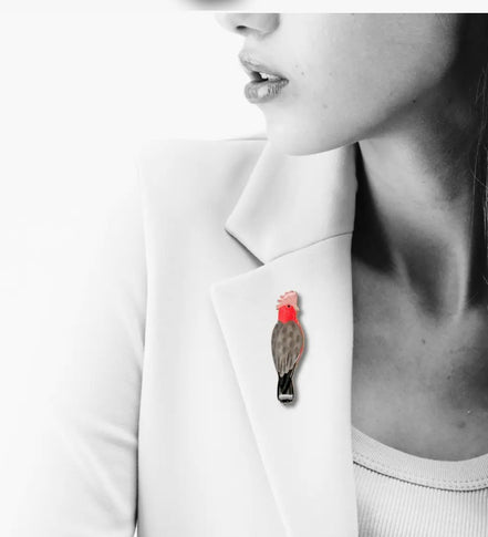 Galah Brooch
