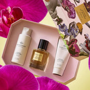 GLASSHOUSE FRAGRANCES. Kyoto in Bloom: Camellia & Lotus. Fragrance Gift Set.