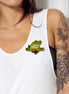 Green Tree Frog Brooch