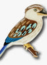 Blue-Winged Kookaburra Brooch