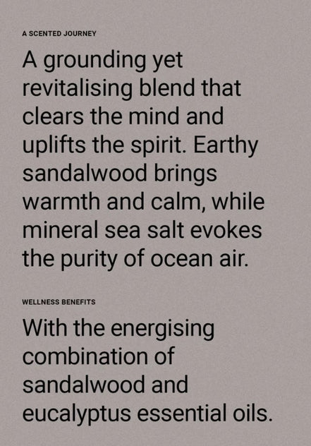THERAPY MAN Sea Salt & Sandalwood Hand & Body Lotion