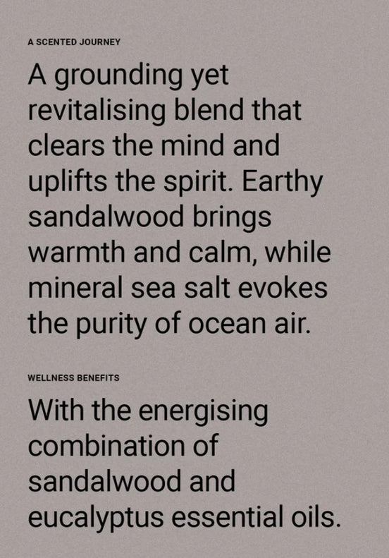 THERAPY MAN Sea Salt & Sandalwood Hand & Body Lotion