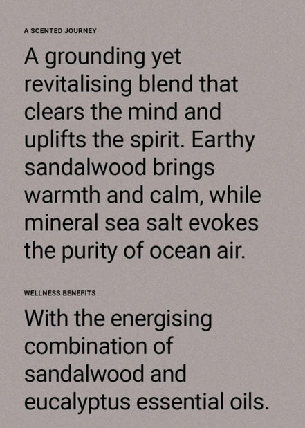 THERAPY MAN Sea Salt & Sandalwood Shaving Cream