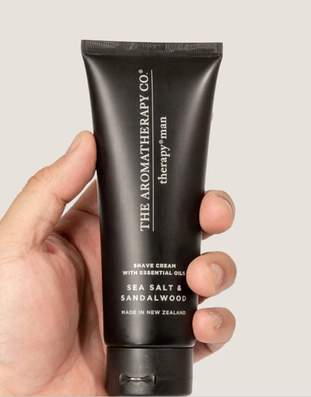 THERAPY MAN Sea Salt & Sandalwood Shaving Cream