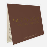 Free by Nature Gold Foiled Folded Card (Limited Edition)