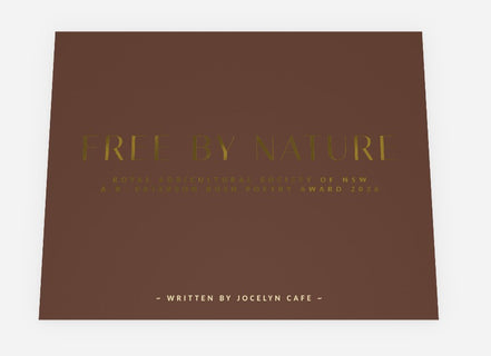 Free by Nature Gold Foiled Folded Card (Limited Edition)
