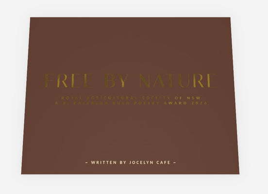 Free by Nature Gold Foiled Folded Card (Limited Edition)