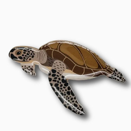 Green Sea Turtle Brooch